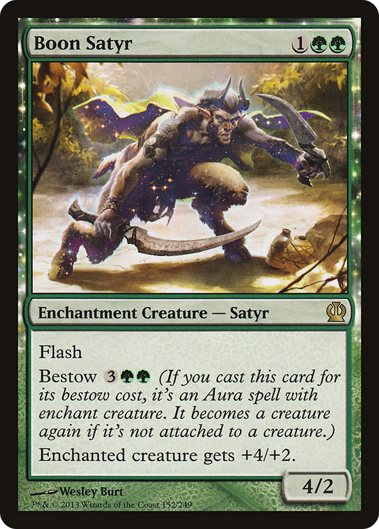 Boon Satyr (THS-152) - Theros: (enchantment) Foil