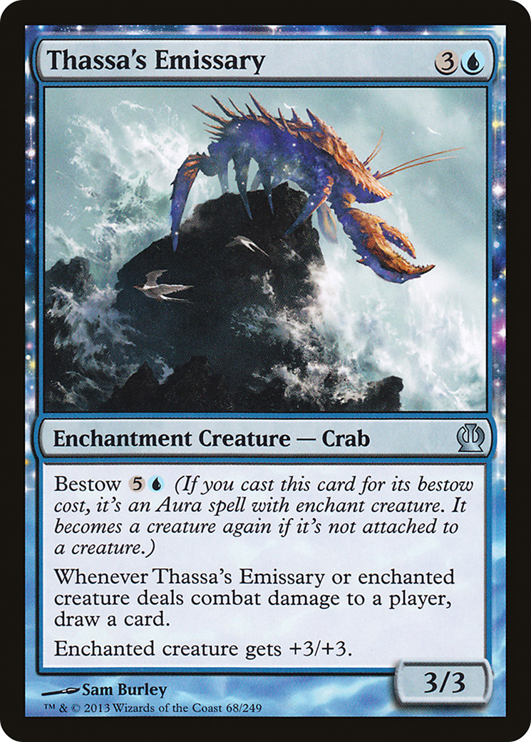Thassa's Emissary (THS-068) - Theros: (enchantment) Foil