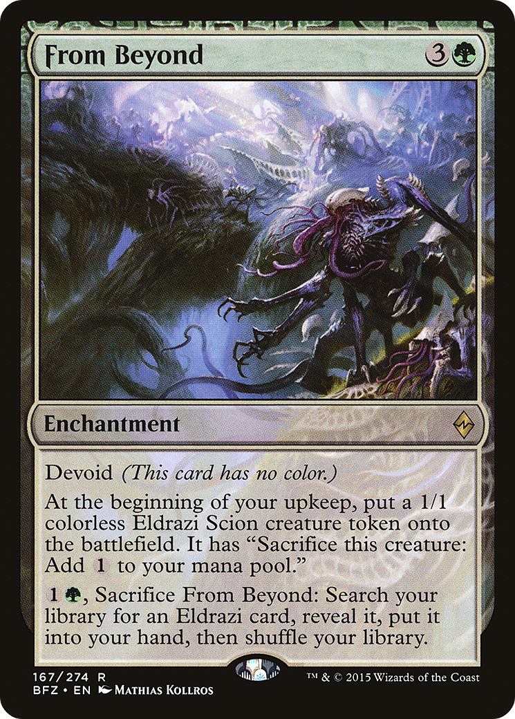 From Beyond (BFZ-167) - Battle for Zendikar: (devoid) Foil