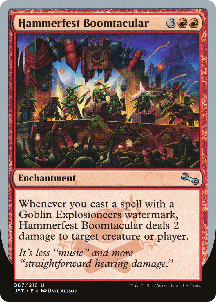 Hammerfest Boomtacular (UST-087) - Unstable Foil