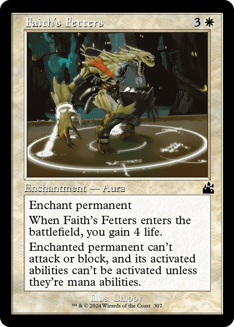 Faith's Fetters (RVR-307) - Ravnica Remastered Foil