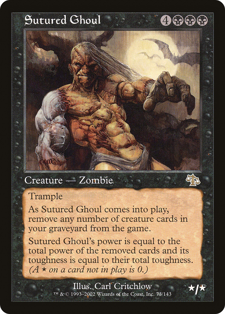 Sutured Ghoul (JUD-073) - Judgment Foil
