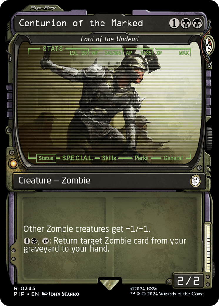 Lord of the Undead (PIP-345) - Fallout / Centurion of the Marked: (Showcase) Foil
