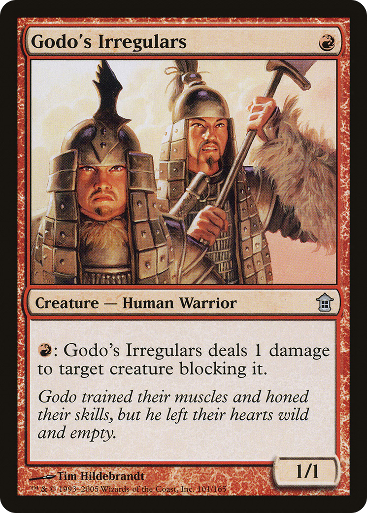 Godo's Irregulars (SOK-101) - Saviors of Kamigawa Foil