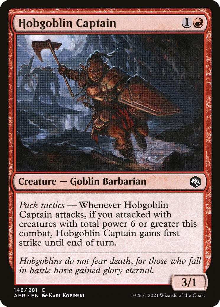 Hobgoblin Captain (AFR-148) - Adventures in the Forgotten Realms Foil