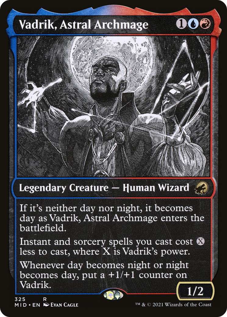 Vadrik, Astral Archmage (MID-325) - Innistrad: Midnight Hunt: (Showcase) Foil