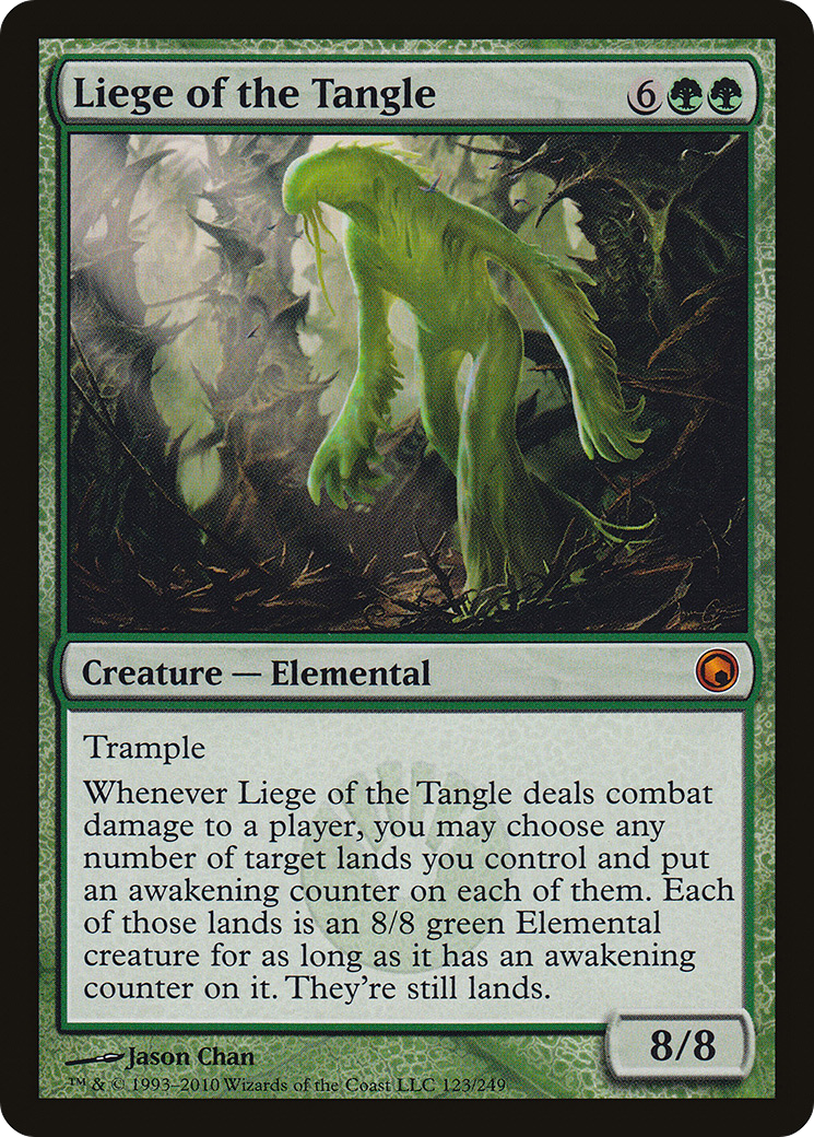 Liege of the Tangle (SOM-123) - Scars of Mirrodin Foil