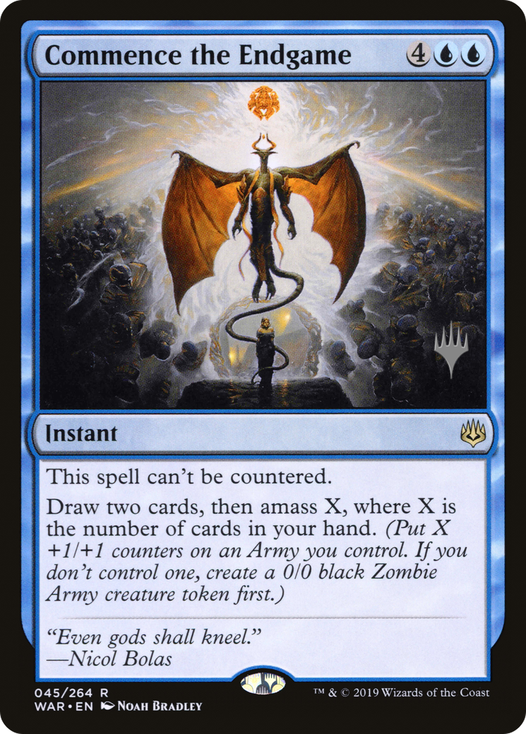 Commence the Endgame (PPELD-045) - War of the Spark Promos Foil