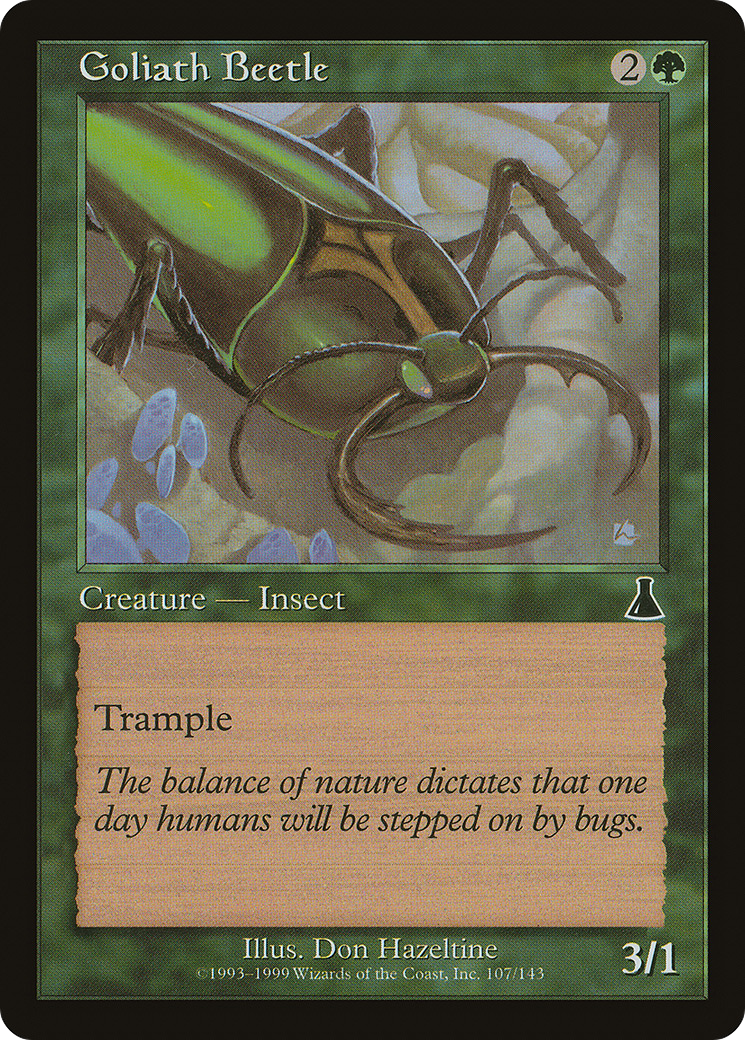 Goliath Beetle (UDS-107) - Urza's Destiny