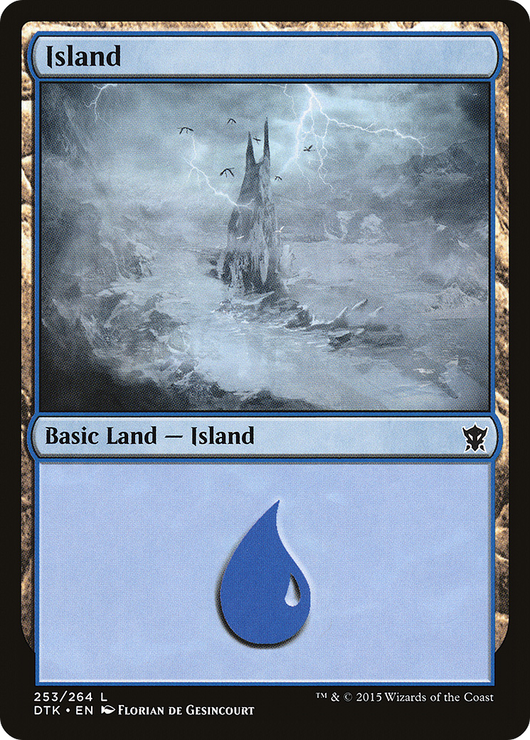 Island (DTK-253) - Dragons of Tarkir