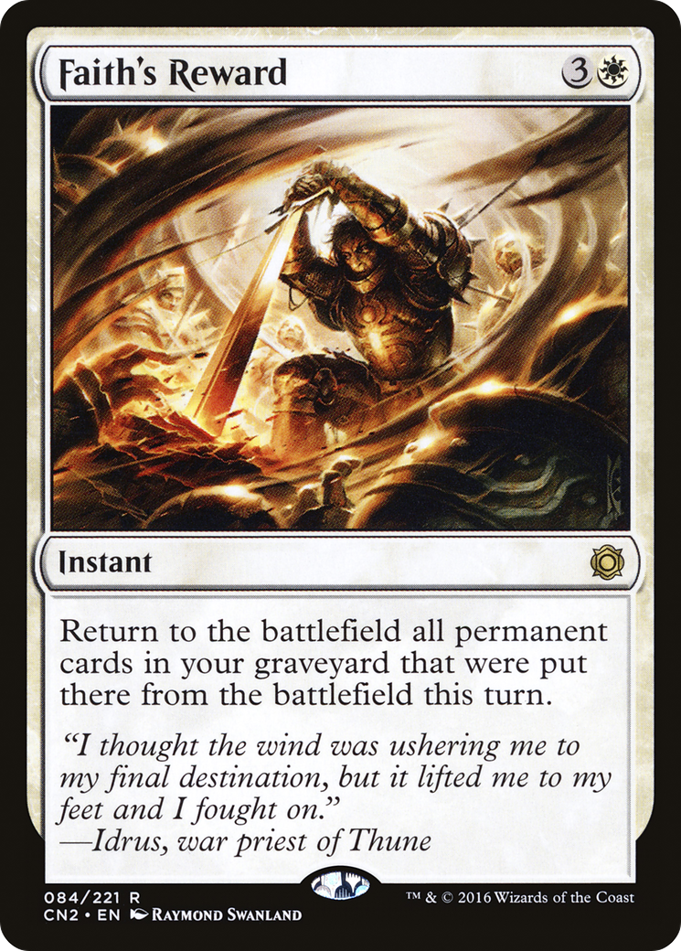 Faith's Reward (CN2-084) - Conspiracy: Take the Crown
