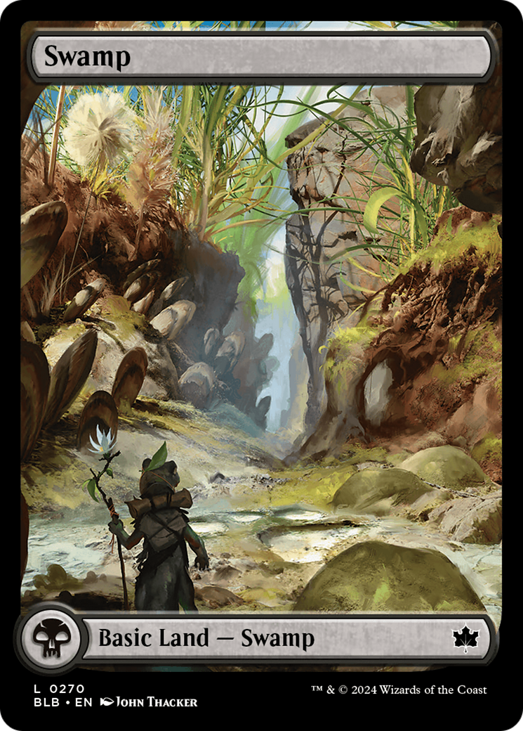Swamp (BLB-270) - Bloomburrow Foil