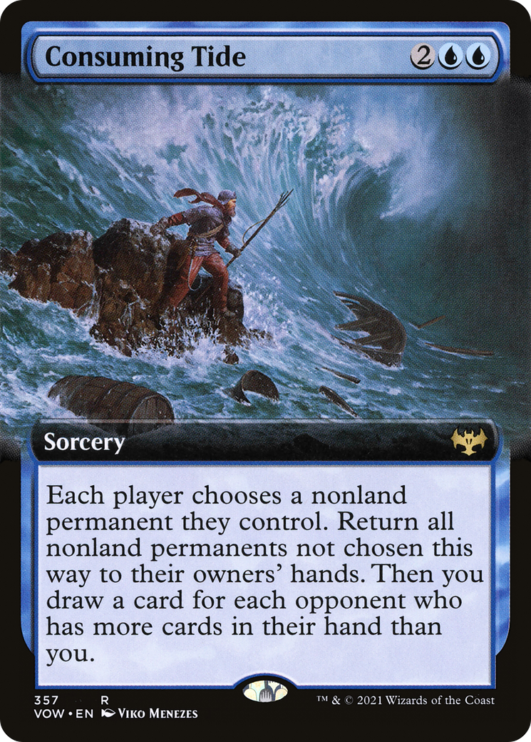 Consuming Tide (VOW-357) - Innistrad: Crimson Vow: (Extended Art)