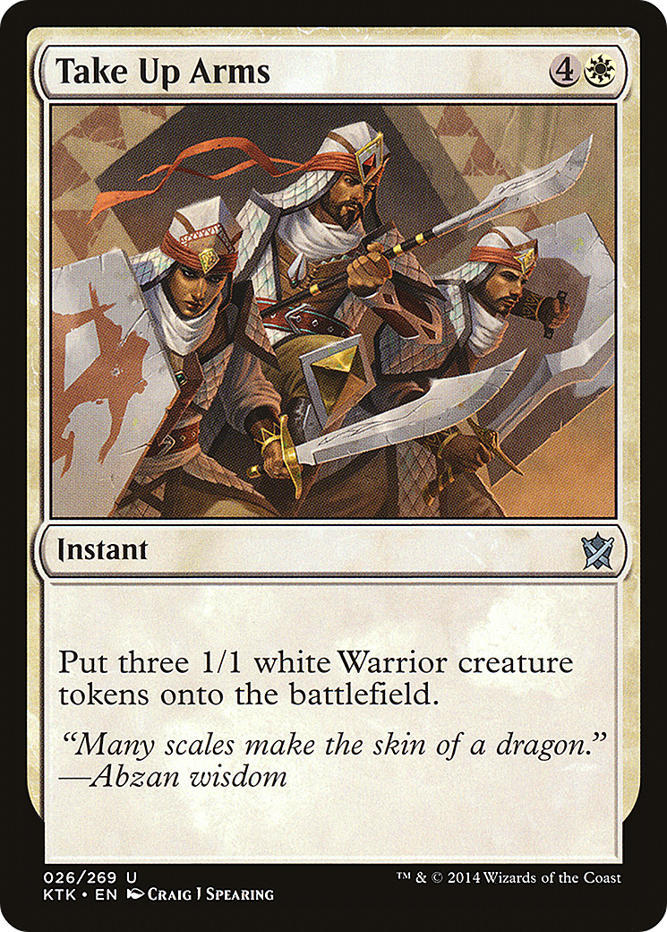 Take Up Arms (KTK-026) - Khans of Tarkir