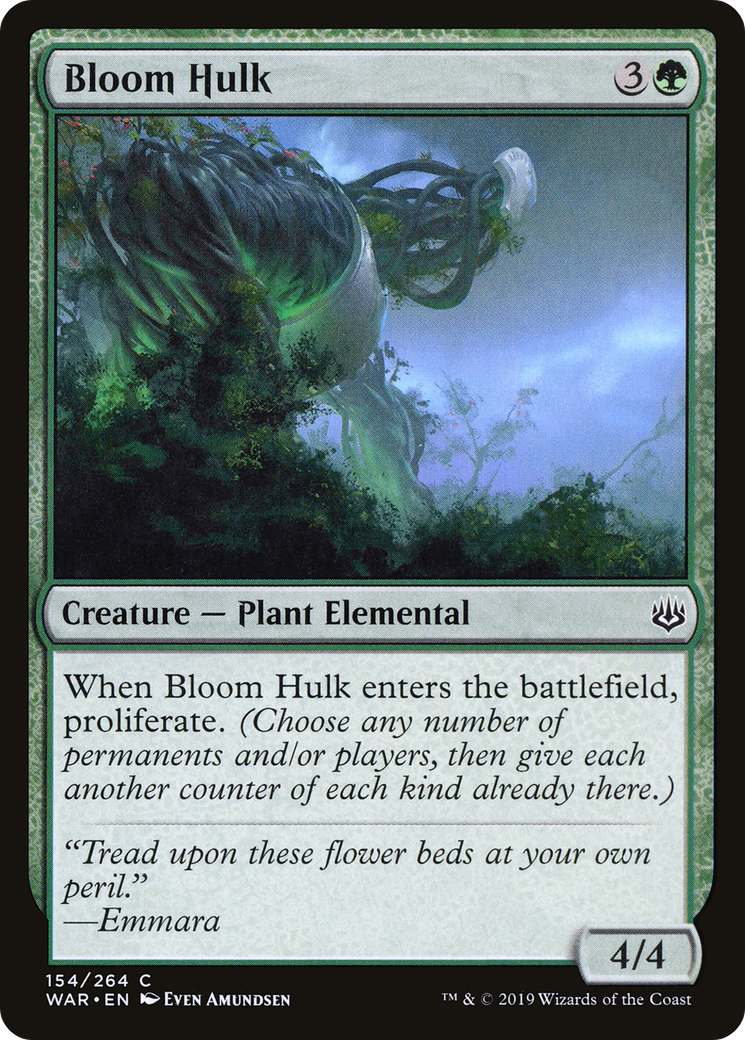 Bloom Hulk (WAR-154) - War of the Spark Foil