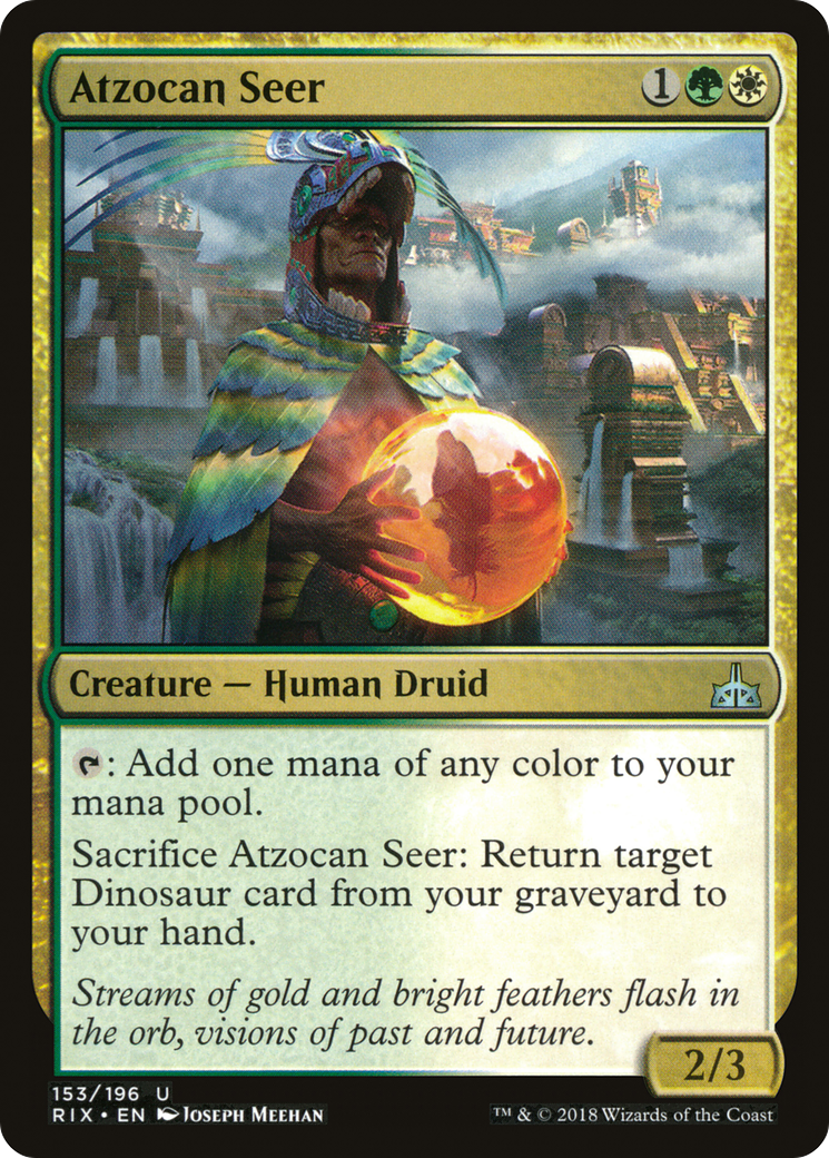 Atzocan Seer (RIX-153) - Rivals of Ixalan Foil