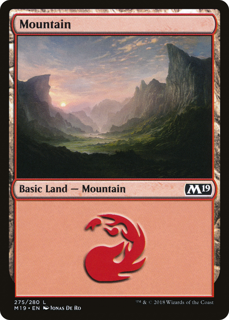 Mountain (M19-275) - Core Set 2019