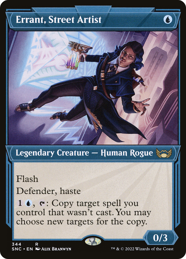 Errant, Street Artist (SNC-344) - Streets of New Capenna: (Showcase) Foil