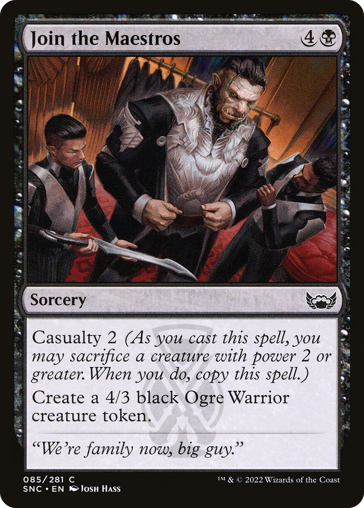 Join the Maestros (SNC-085) - Streets of New Capenna Foil