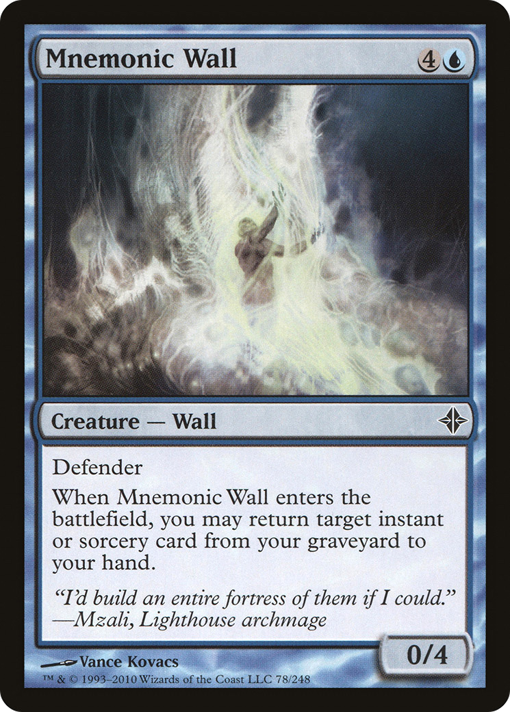 Mnemonic Wall (ROE-078) - Rise of the Eldrazi Foil