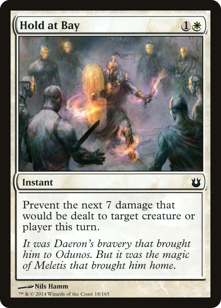 Hold at Bay (BNG-018) - Born of the Gods Foil