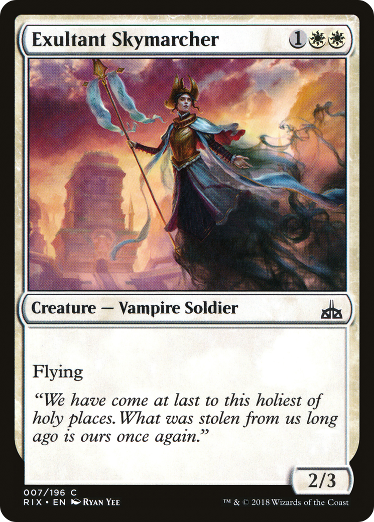 Exultant Skymarcher (RIX-007) - Rivals of Ixalan